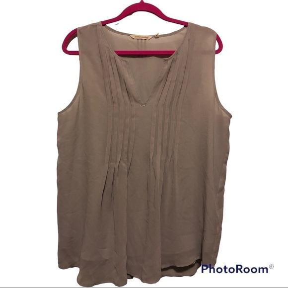 Soft Surroundings sleeveless blouse size L - Picture 1 of 5